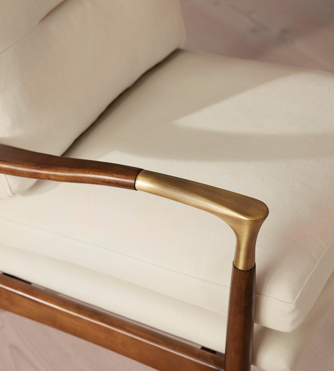Theodore Armchair - Linen - Bisque - US - Images - Image 7