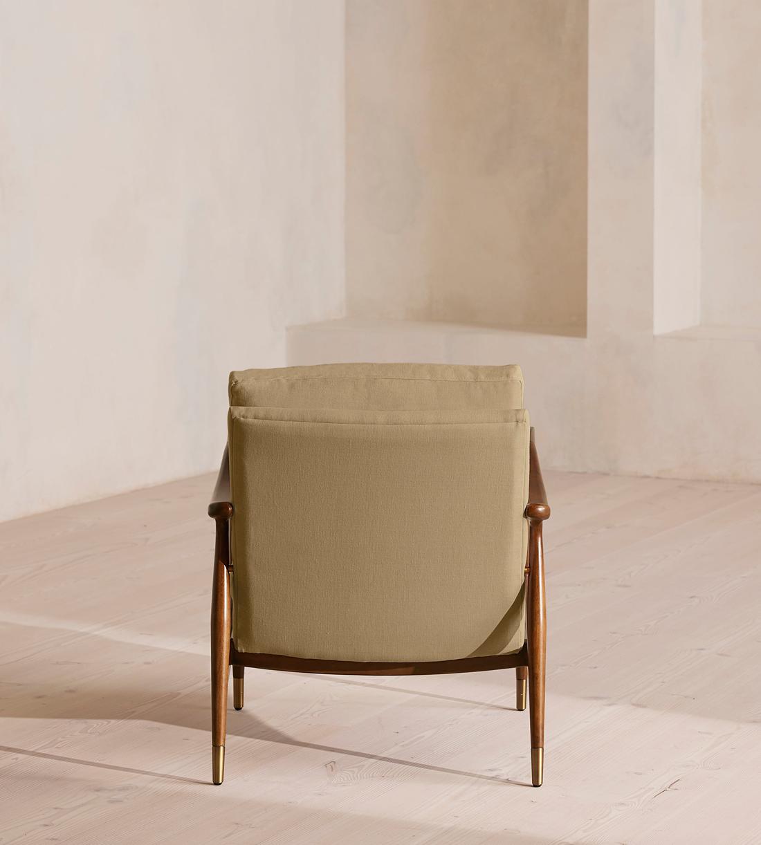 Theodore Armchair - Linen - Wheat - Images - Image 4