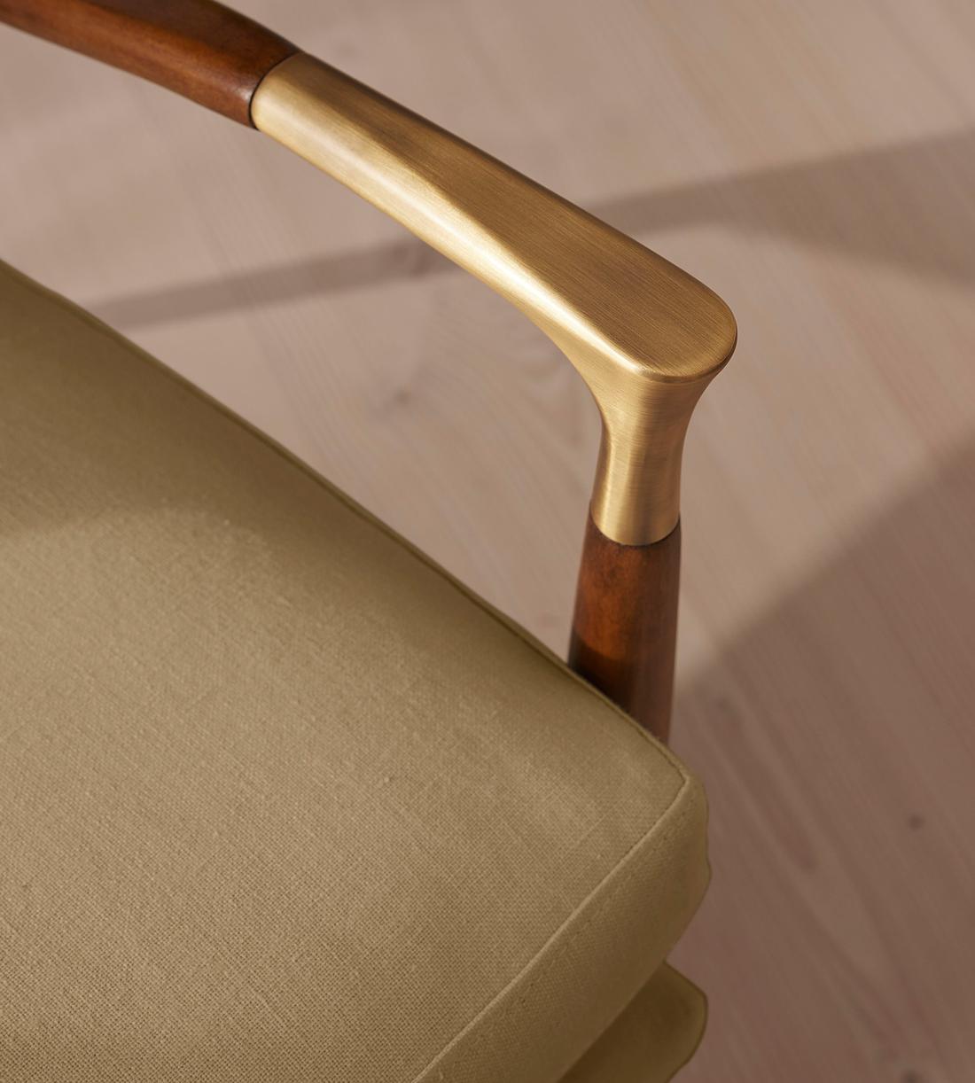 Theodore Armchair - Linen - Wheat - Images - Image 6
