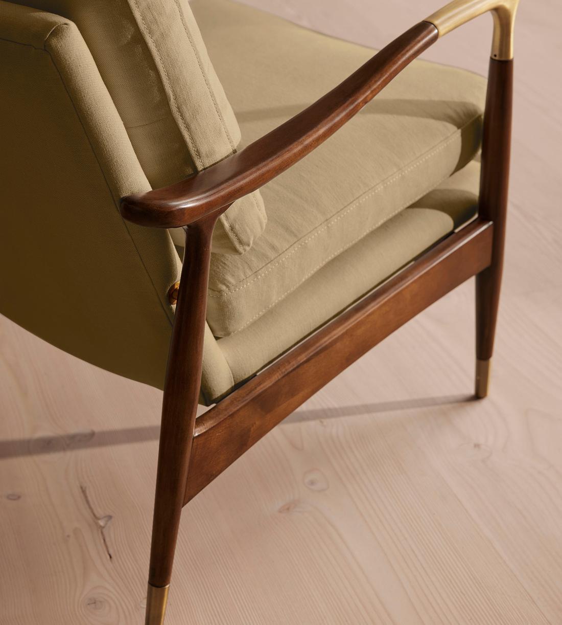 Theodore Armchair - Linen - Wheat - Images - Image 8