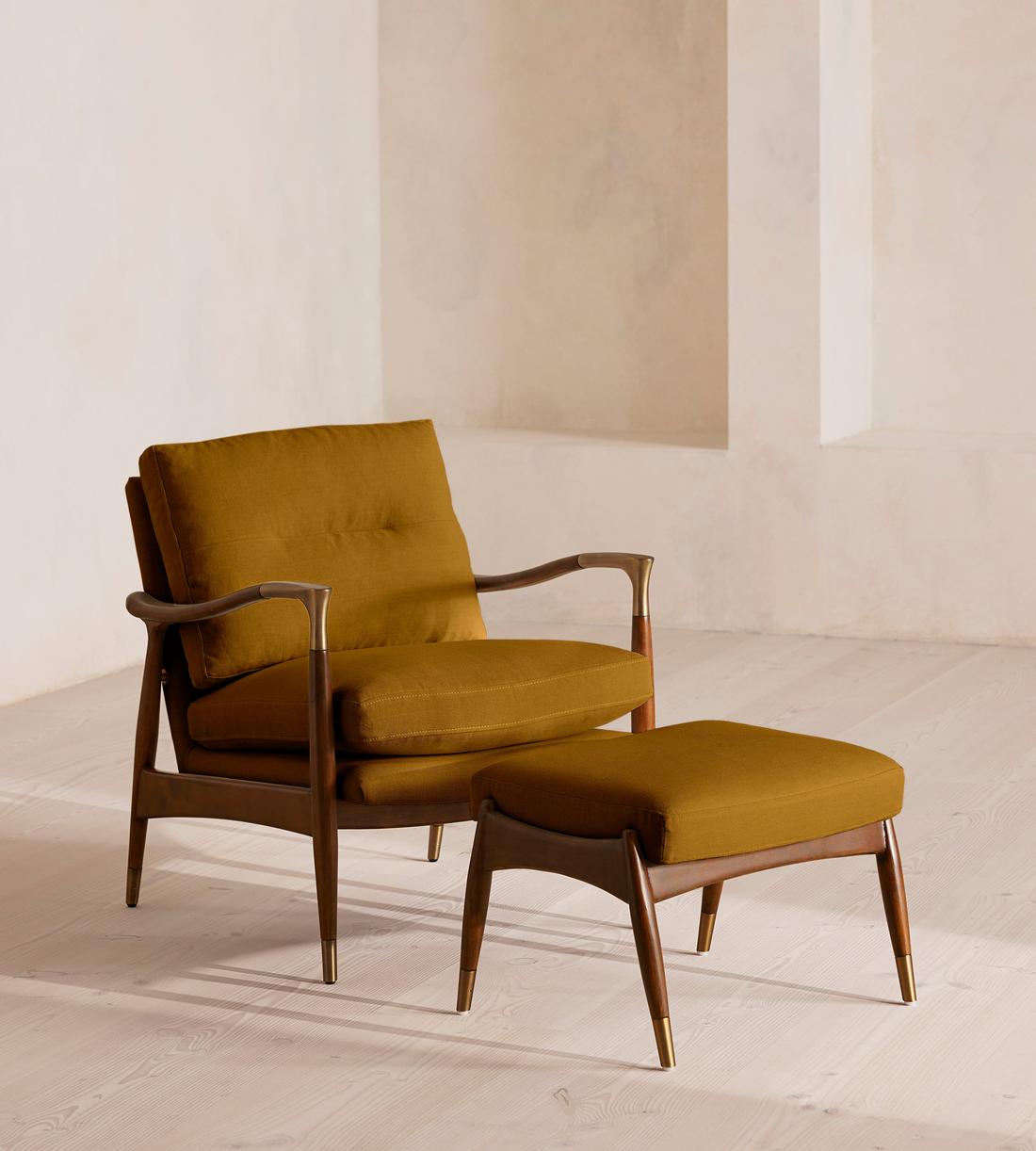 Theodore Armchair - Linen - Turmeric - UK - Images - Image 5