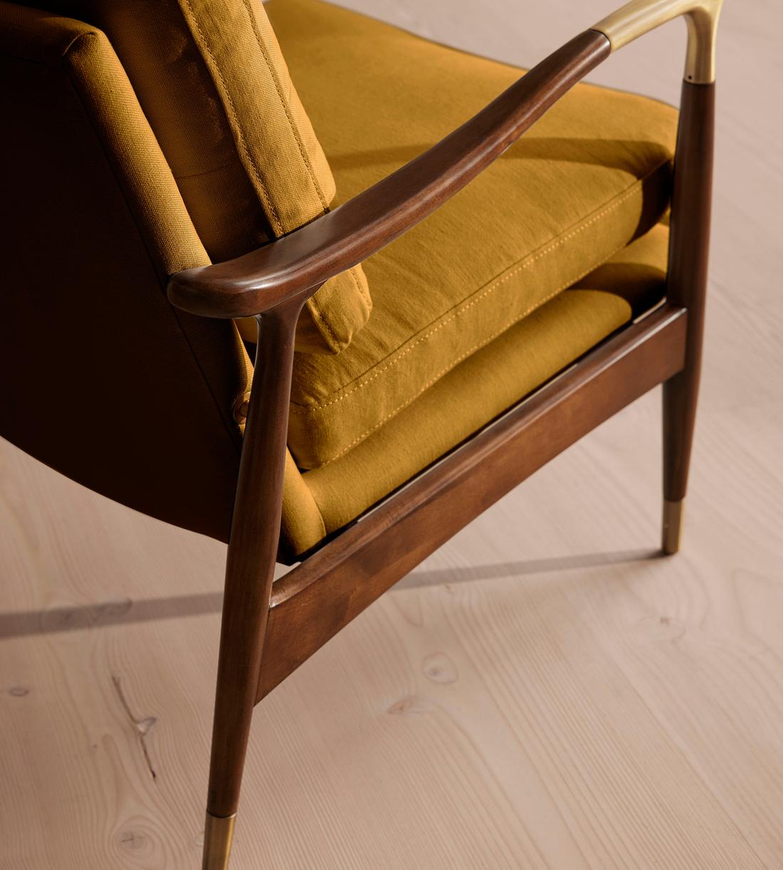 Theodore Armchair - Linen - Turmeric - UK - Images - Image 7