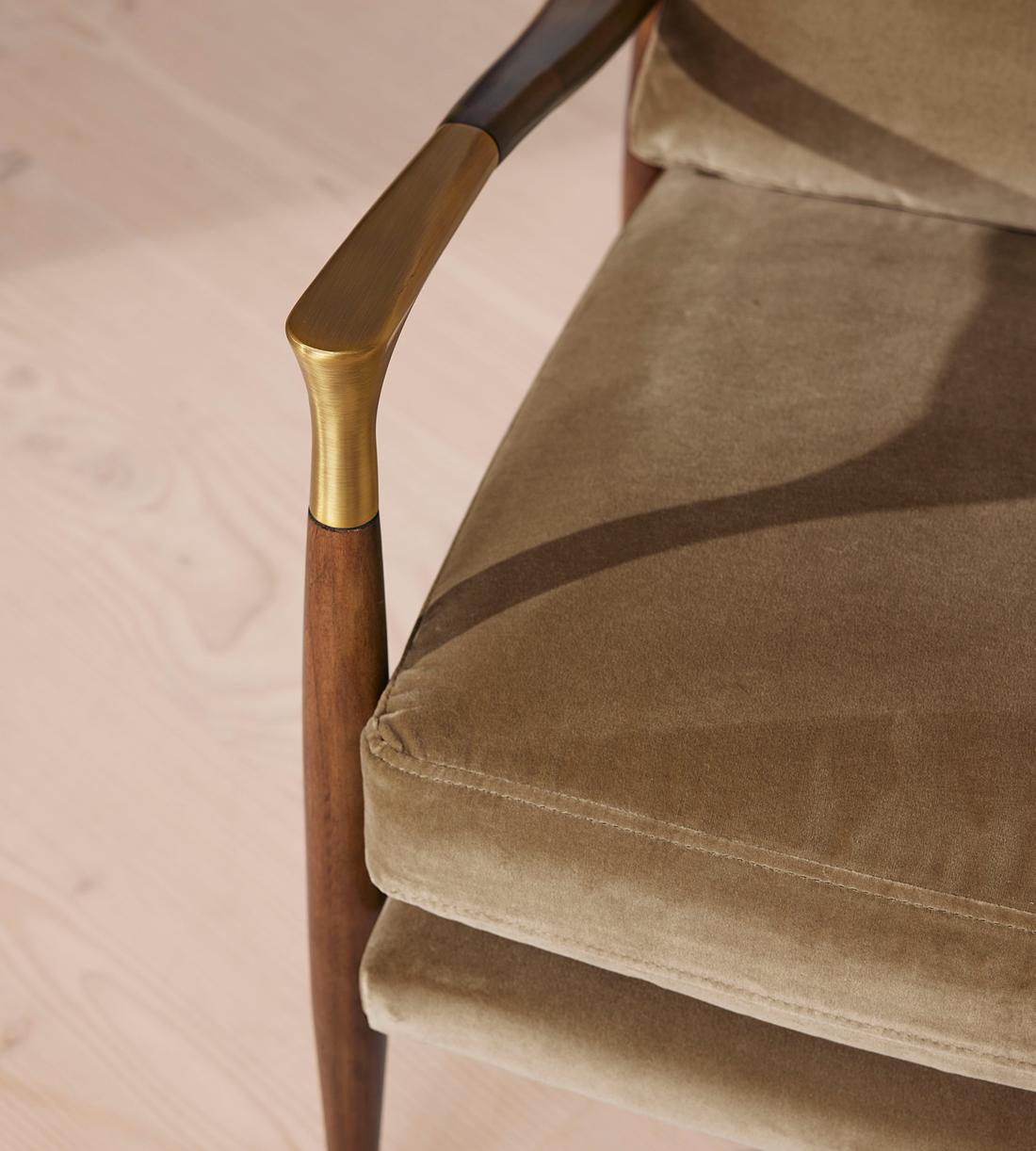 Theodore Armchair - Velvet - Truffle - UK - Images - Image 5