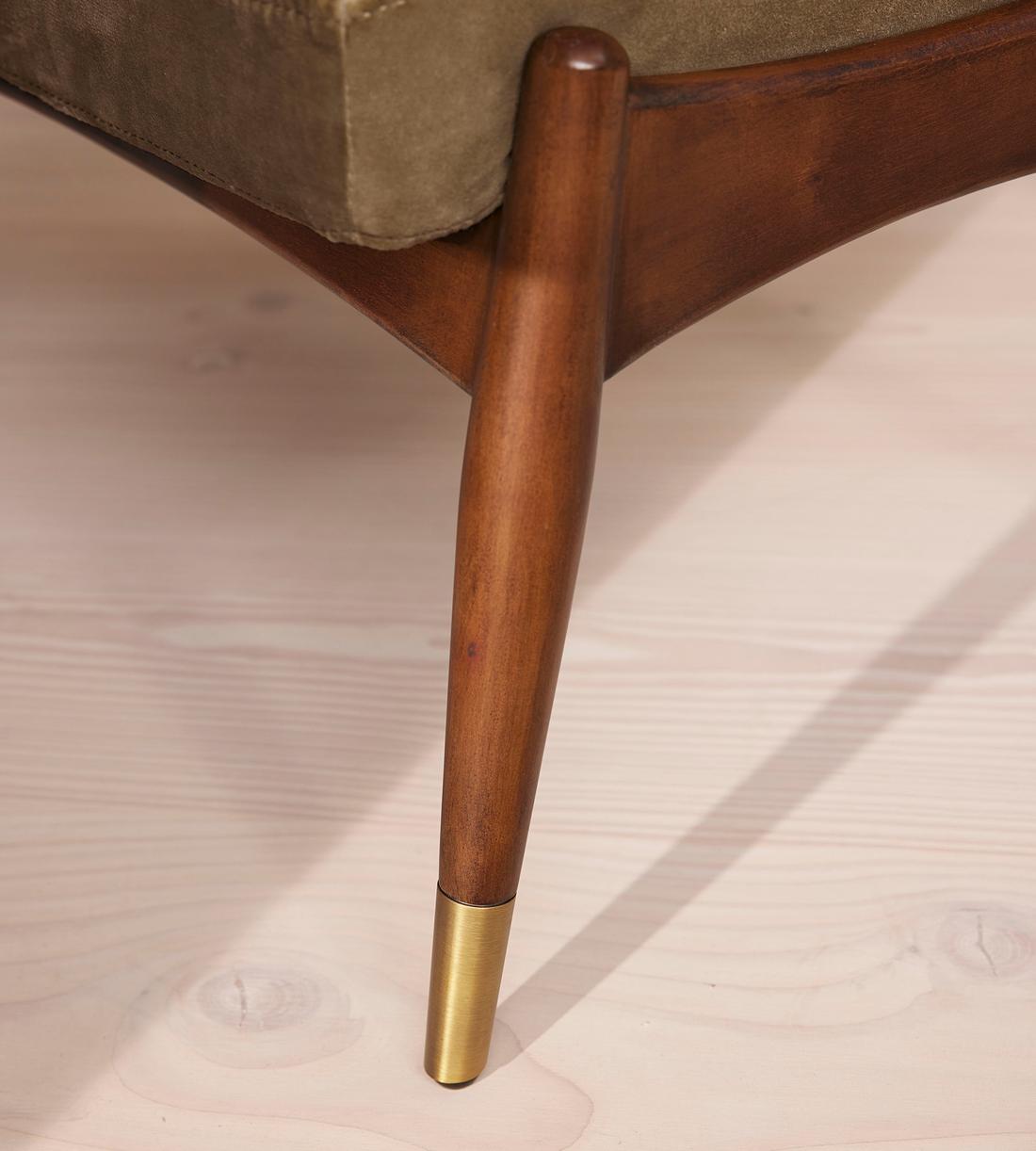 Theodore Footstool - Velvet - Truffle - UK - Images - Image 5