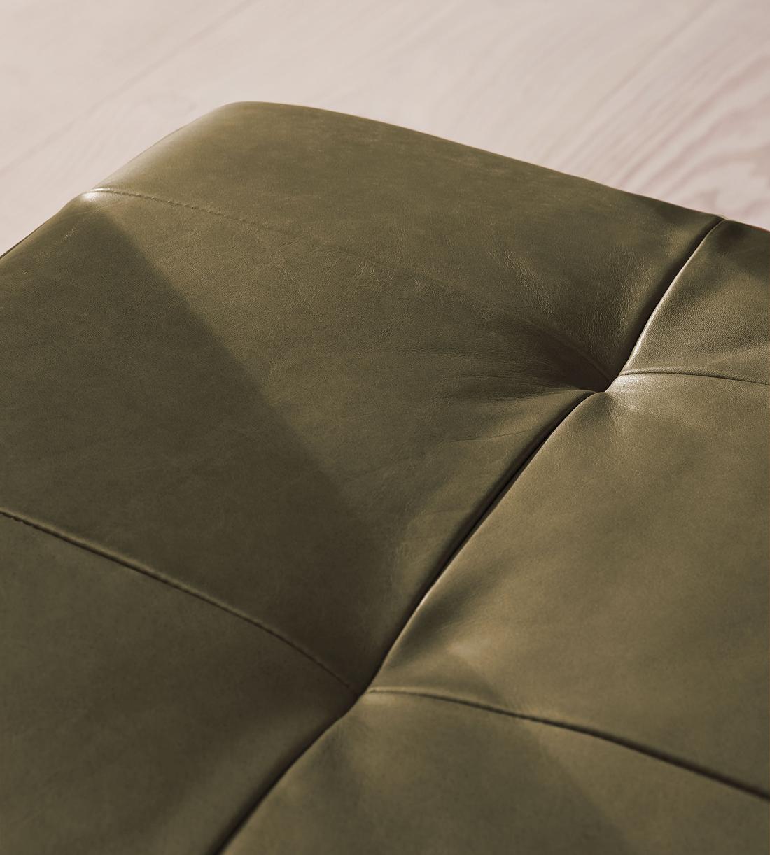 Theodore Bench - Leather - Moss - US - Images - Image 4