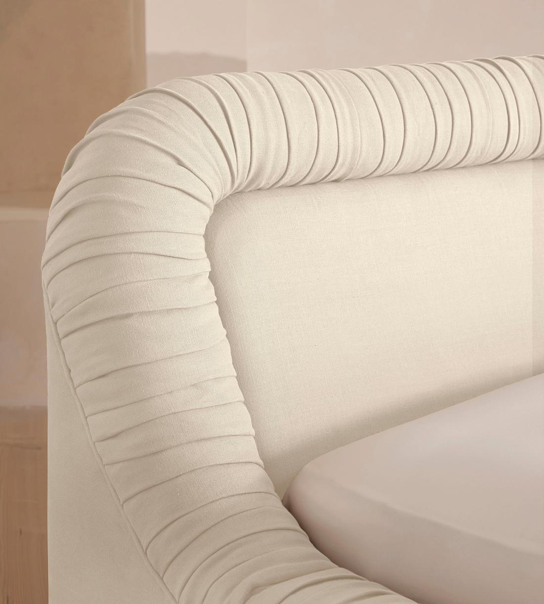 Vara Bed - King - Linen - Bisque - Images - Image 3