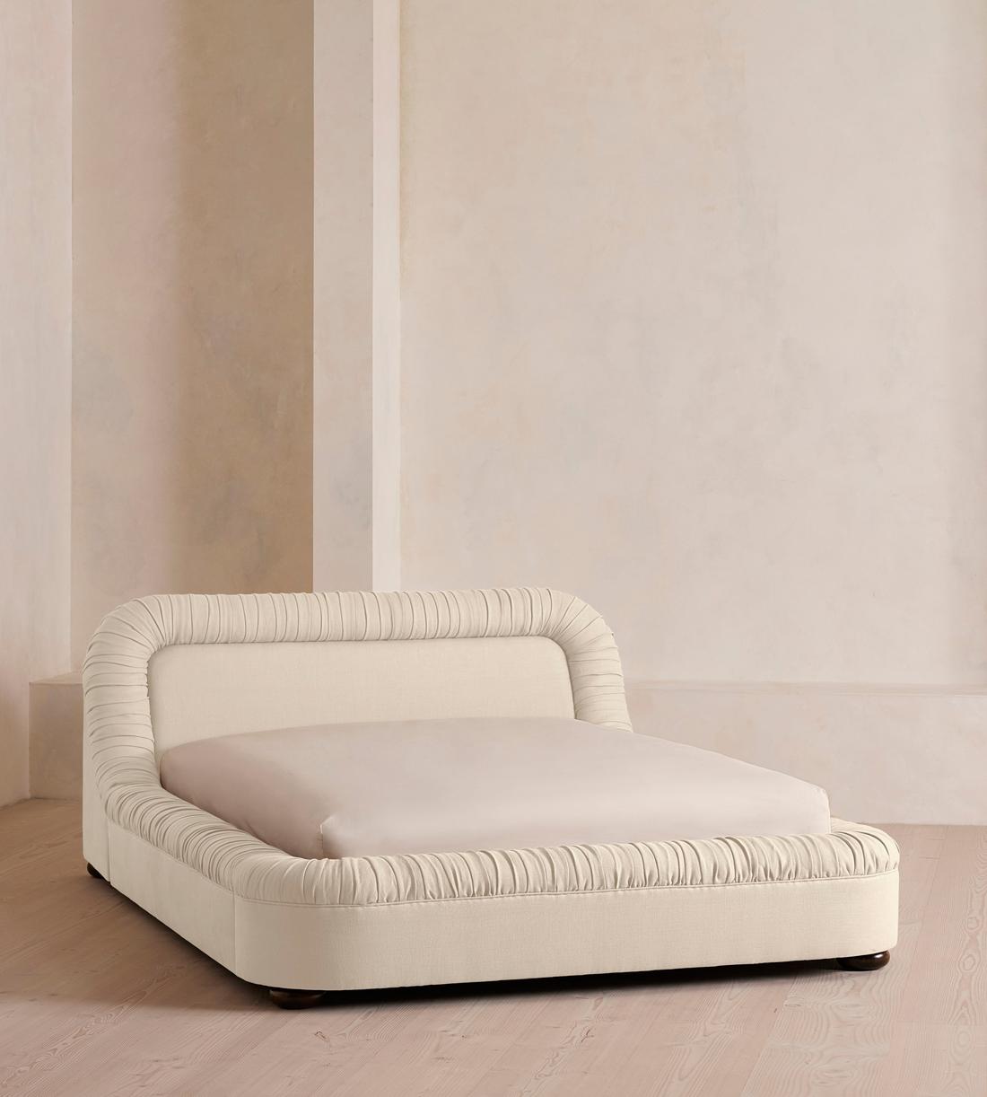 Vara Bed - Emperor - Linen - Bisque - Listing - Image 1
