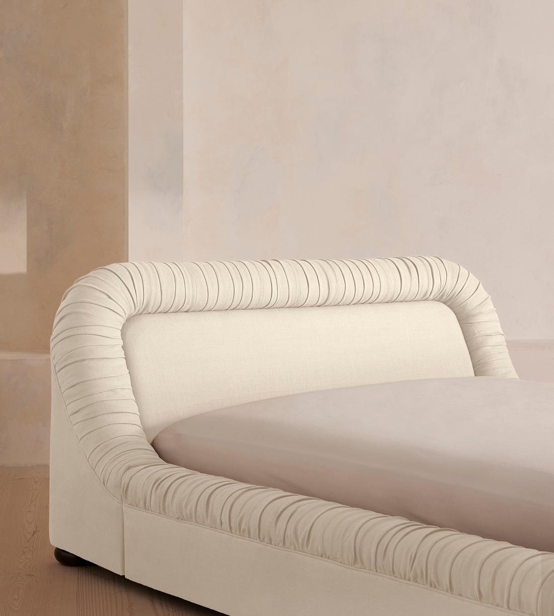 Vara Bed - Queen - Linen - Bisque - US - Images - Image 4