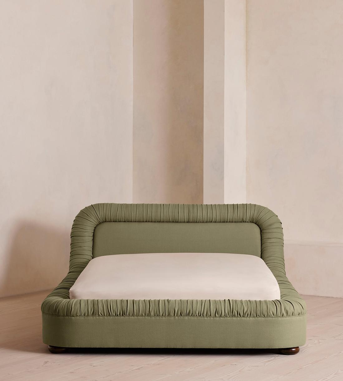 Vara Bed - King - Linen - Sage - Listing - Image 2