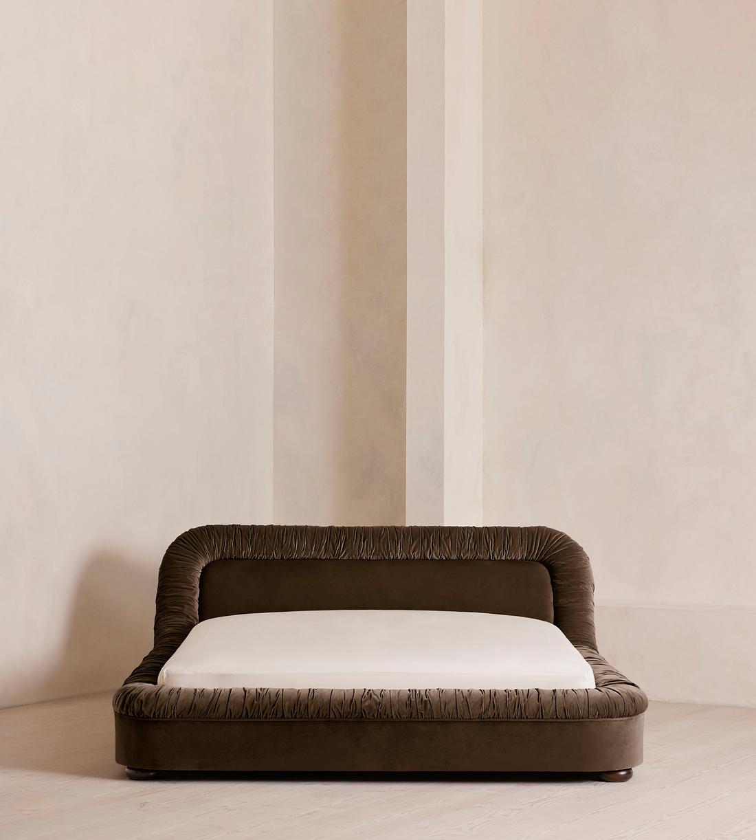Vara Bed - King - Velvet - Chocolate - US - Listing - Image 2