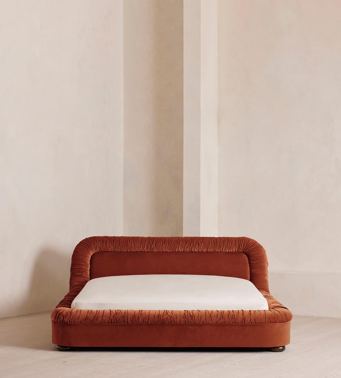 Vara Bed - King - Velvet Rust - Listing - Image 2