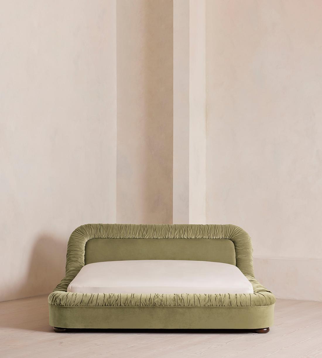 Vara Bed - King - Velvet - Lichen - US - Listing - Image 3