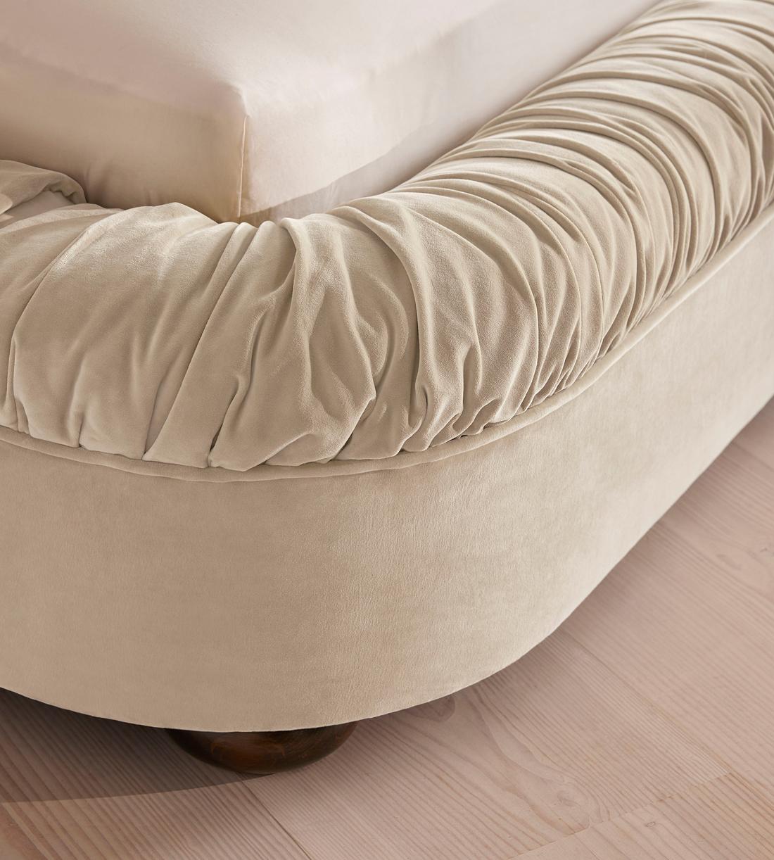 Vara Bed - Emperor - Velvet - Oyster - UK - Images - Image 4