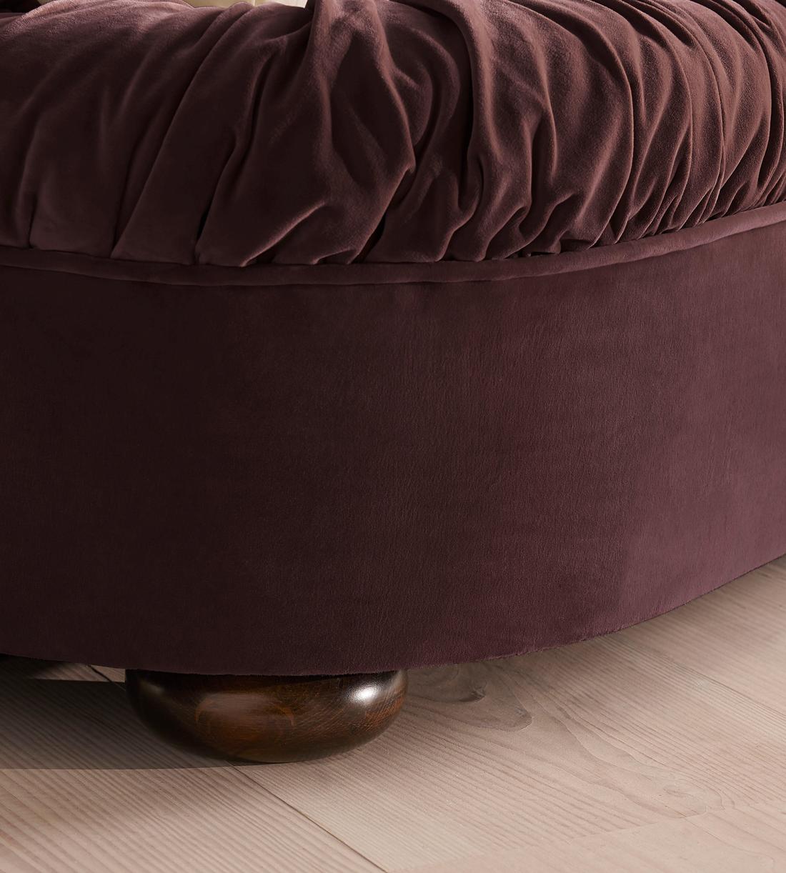 Vara Bed - King - Velvet - Aubergine - UK - Images - Image 5