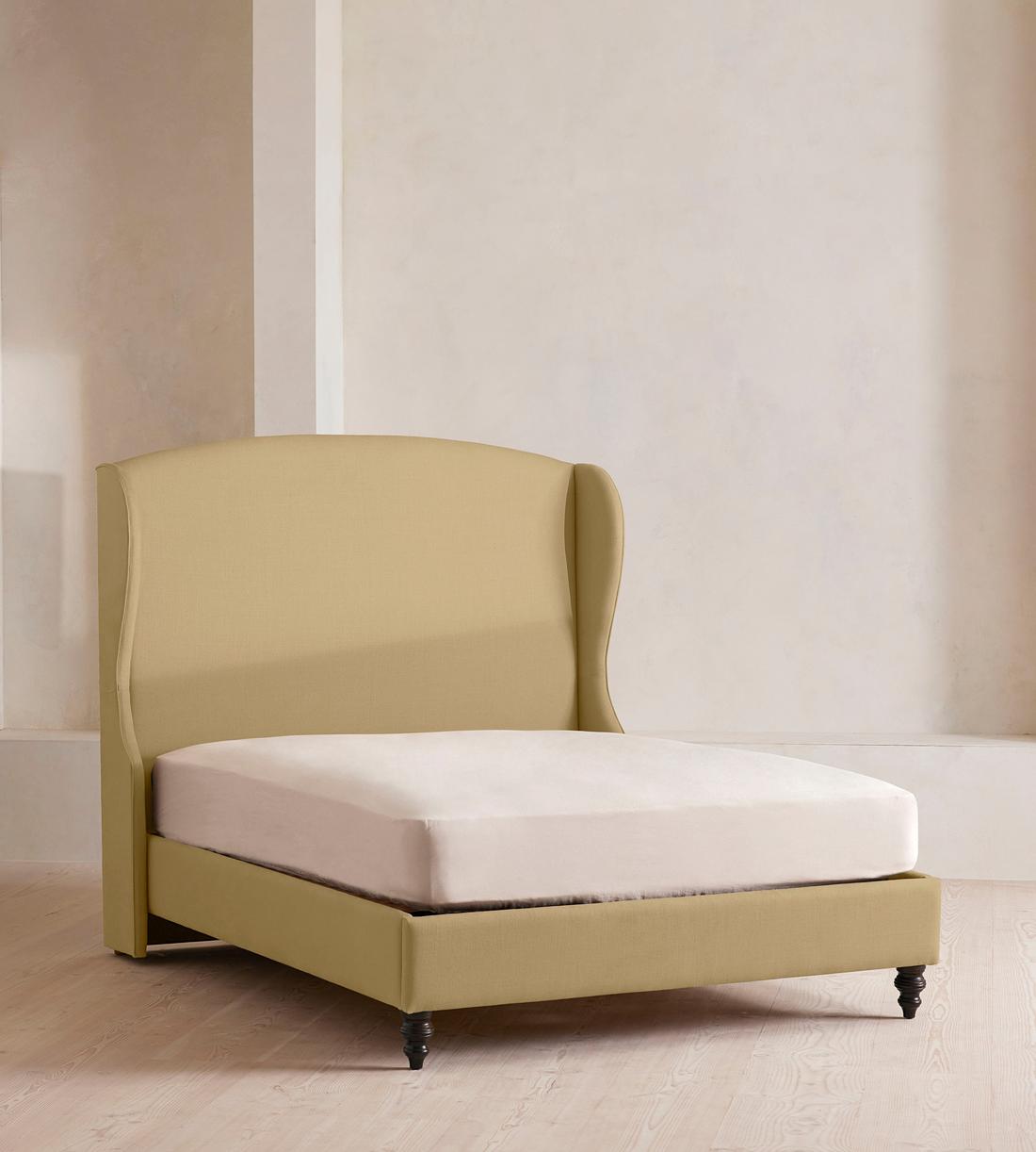 Rivas Bed - King - Linen - Wheat - Listing - Image 2