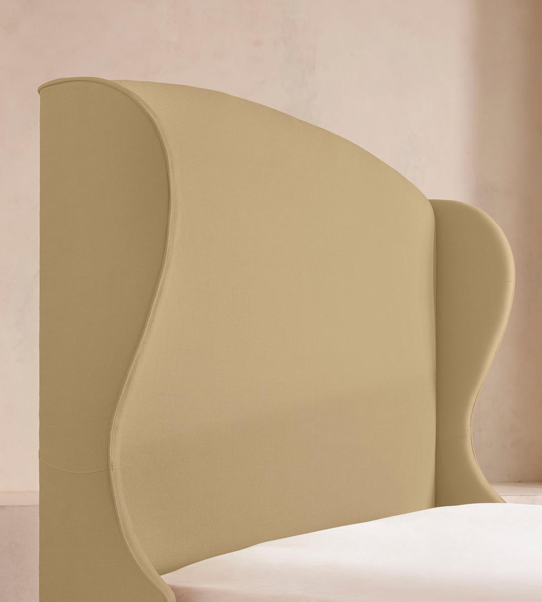 Rivas Bed - King - Linen - Wheat - Images - Image 4