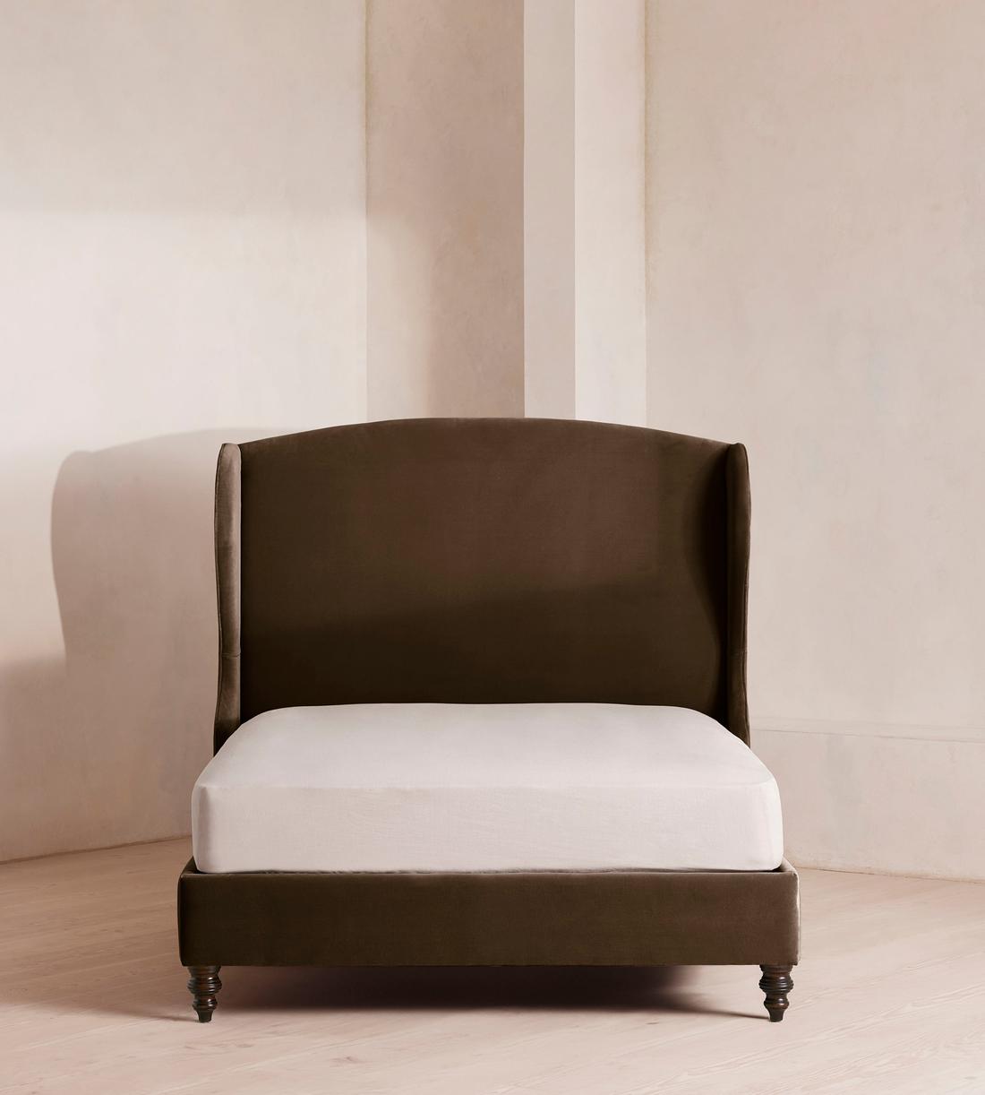 Rivas Bed - King - Velvet - Chocolate - Listing - Image 2