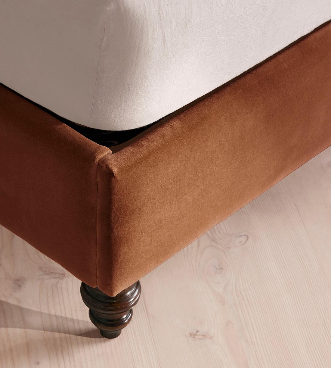 Rivas Bed - King - Velvet - Cinnamon - UK - Images - Image 3