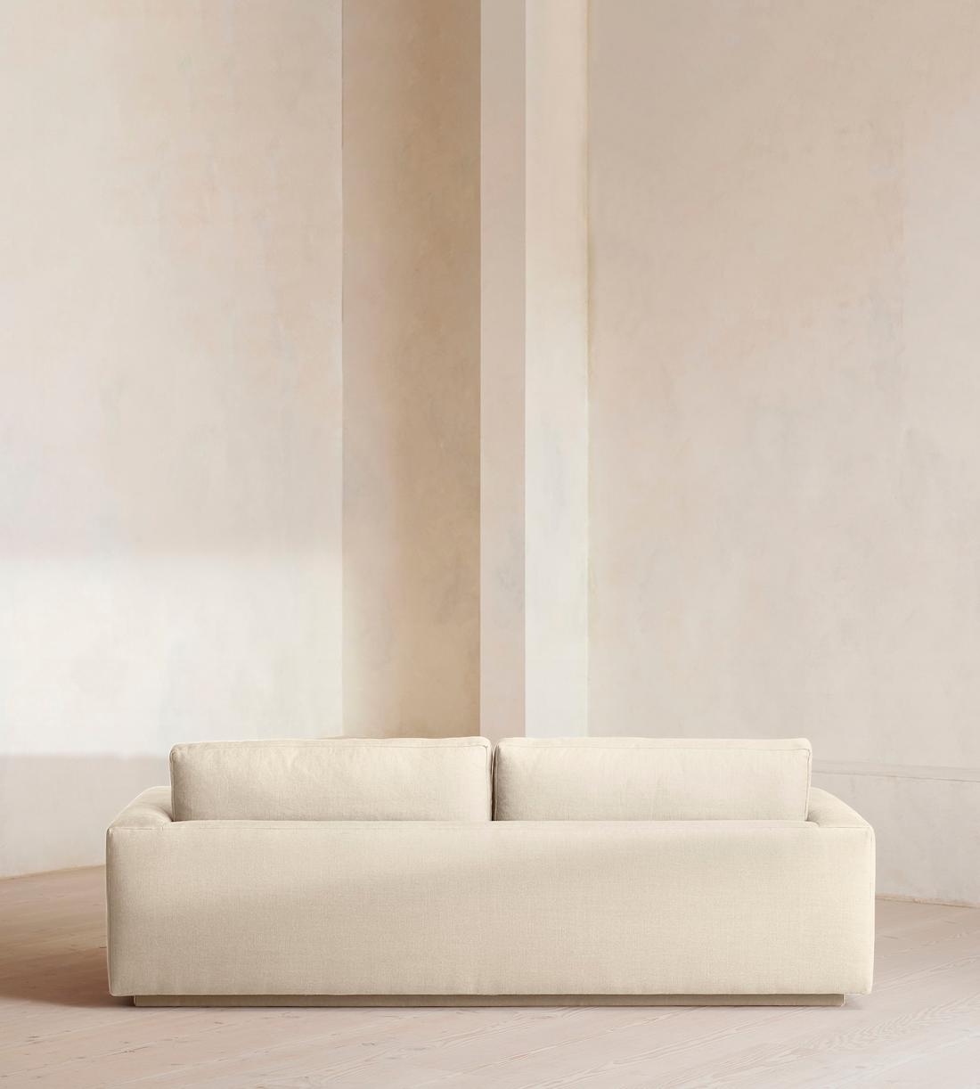 Mossley Three Seater Sofa - Linen - Bisque - US - Images - Image 4