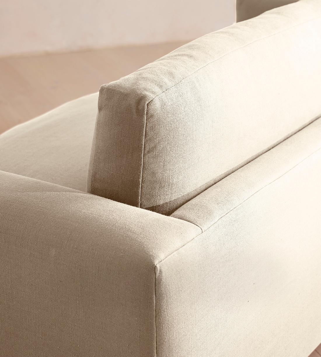 Mossley Three Seater Sofa - Linen - Bisque - US - Images - Image 5