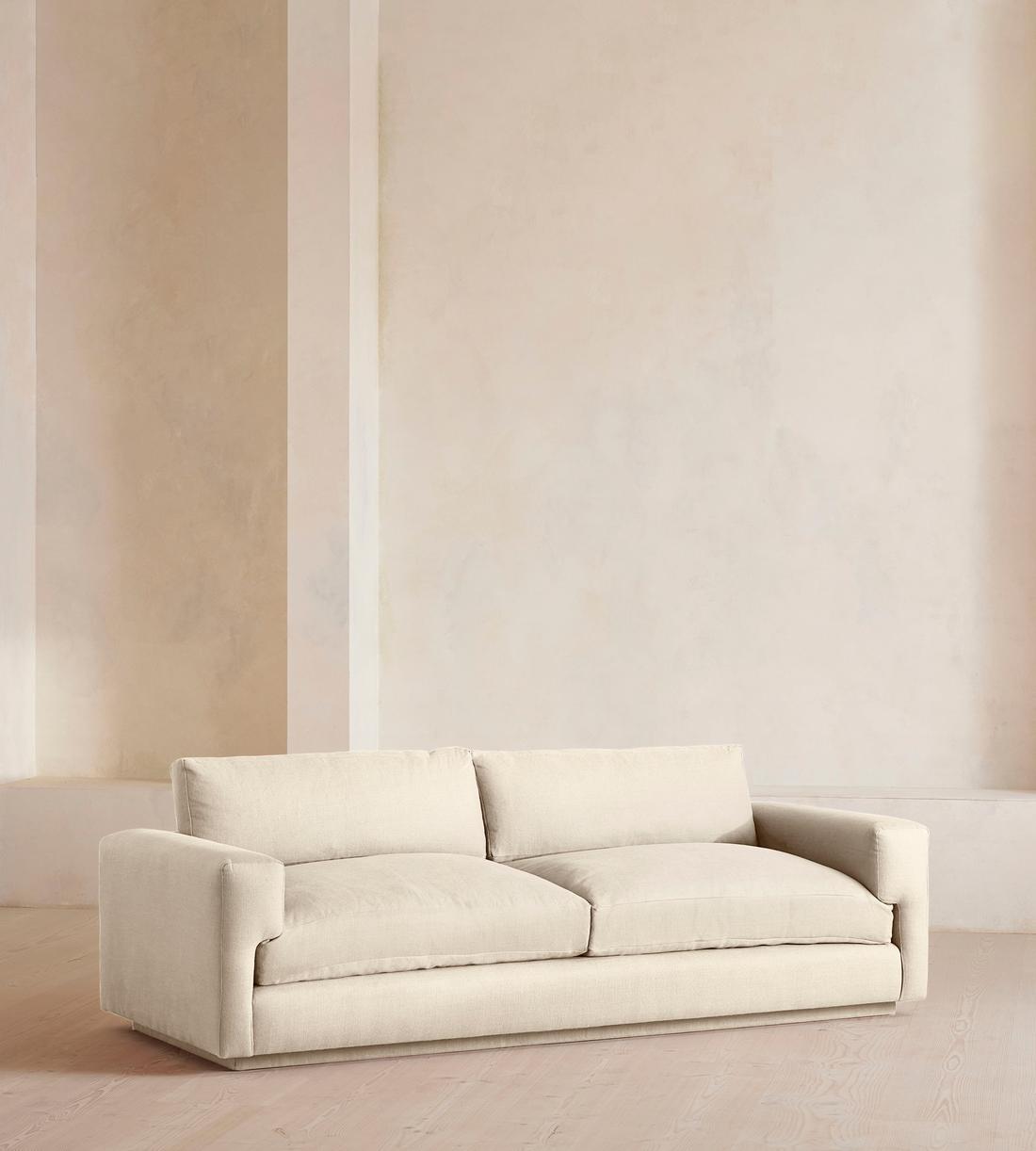 Mossley Three Seater Sofa - Linen - Bisque - US - Listing - Image 2