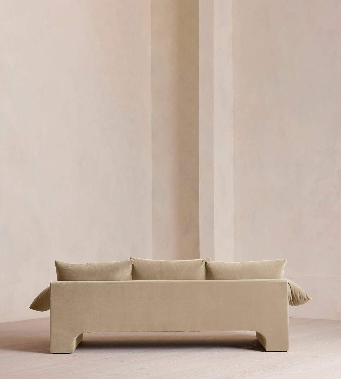 Wyatt Three Seater Sofa - Velvet - Oyster - UK - Images - Image 4