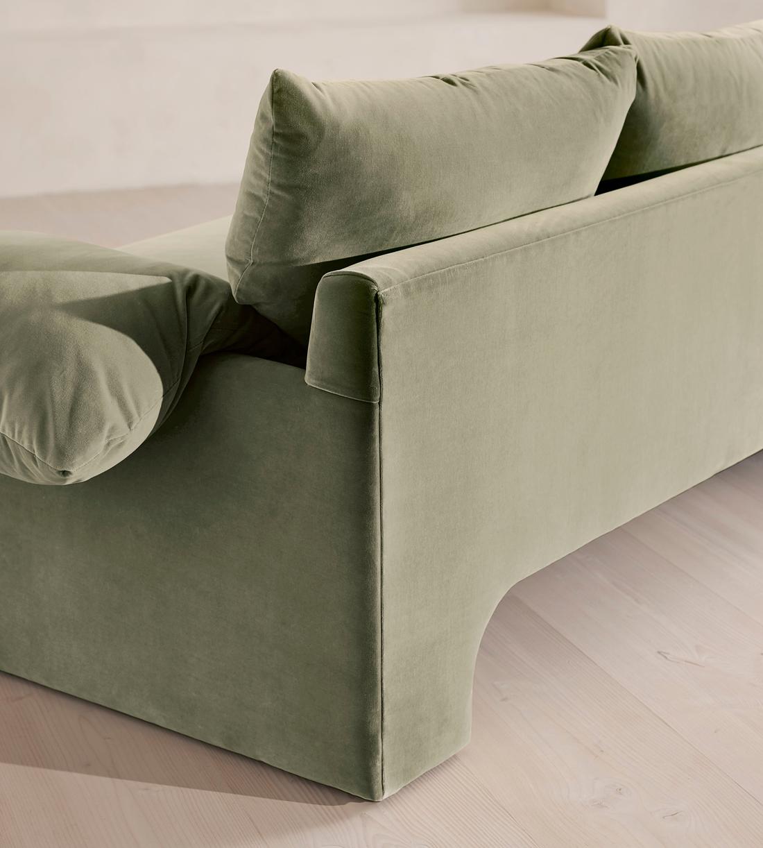 Wyatt Three Seater Sofa - Velvet - Seafoam - UK - Images - Image 5