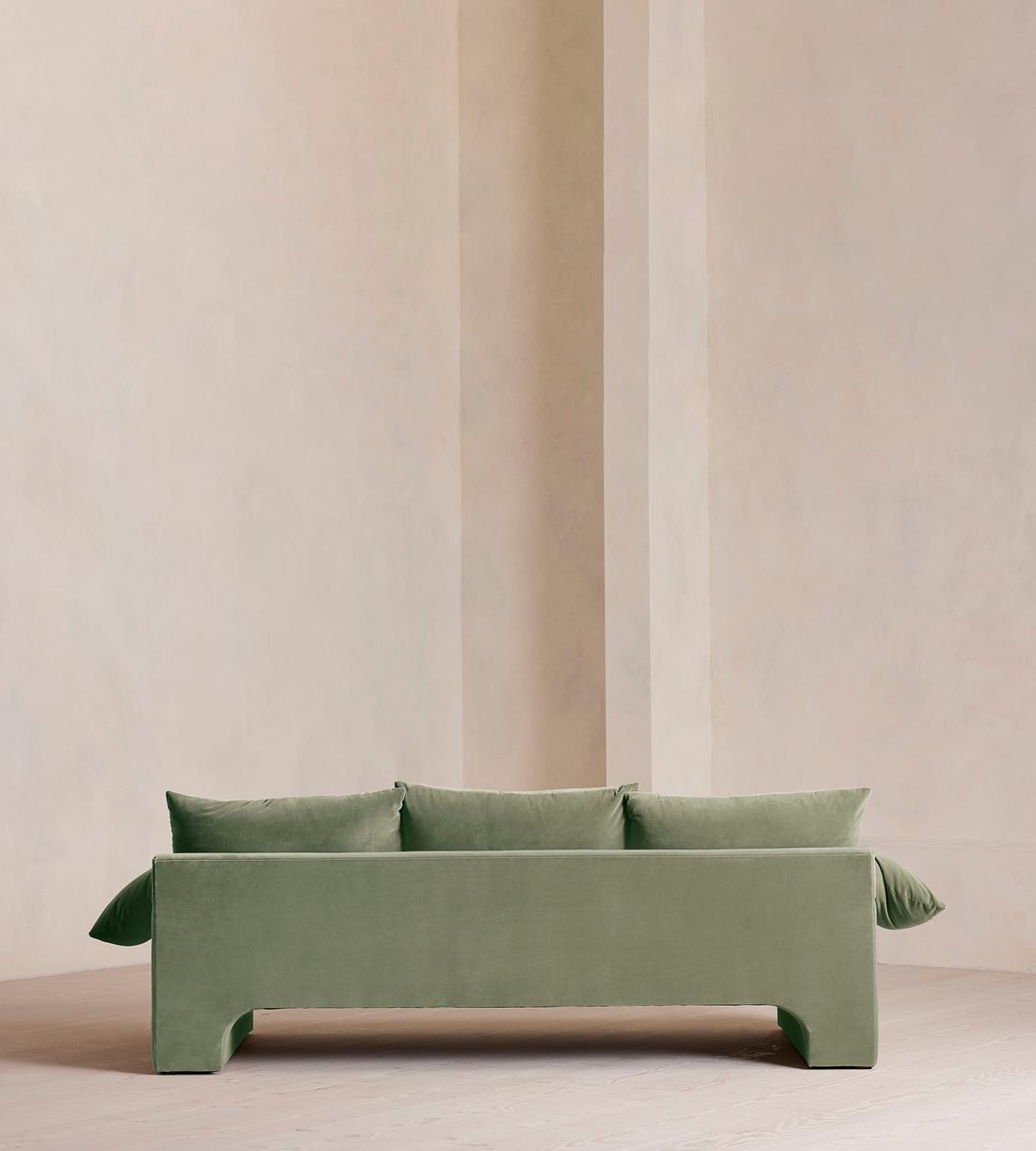Wyatt Three Seater Sofa - Velvet - Seafoam - US - Images - Image 4