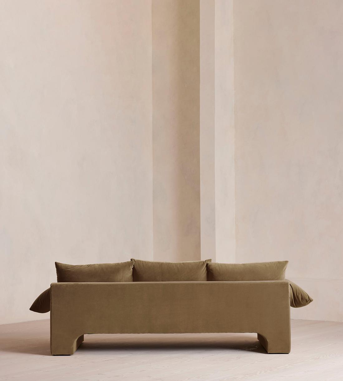 Wyatt Three Seater Sofa - Velvet - Truffle - UK - Images - Image 4