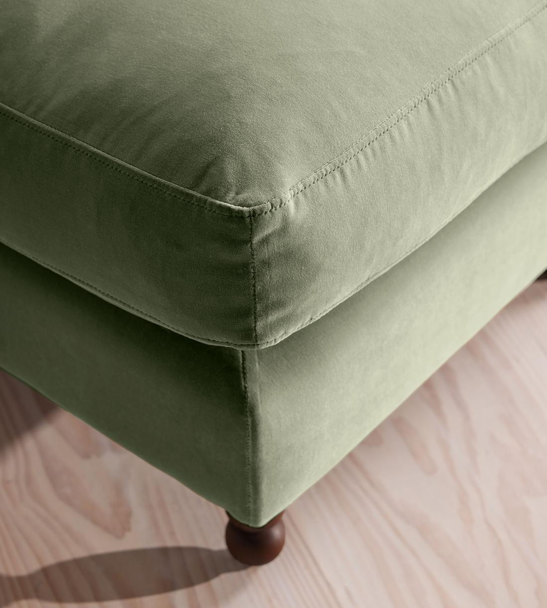 Audrey Rectangle Ottoman - Velvet - Seafoam - UK - Images - Image 4