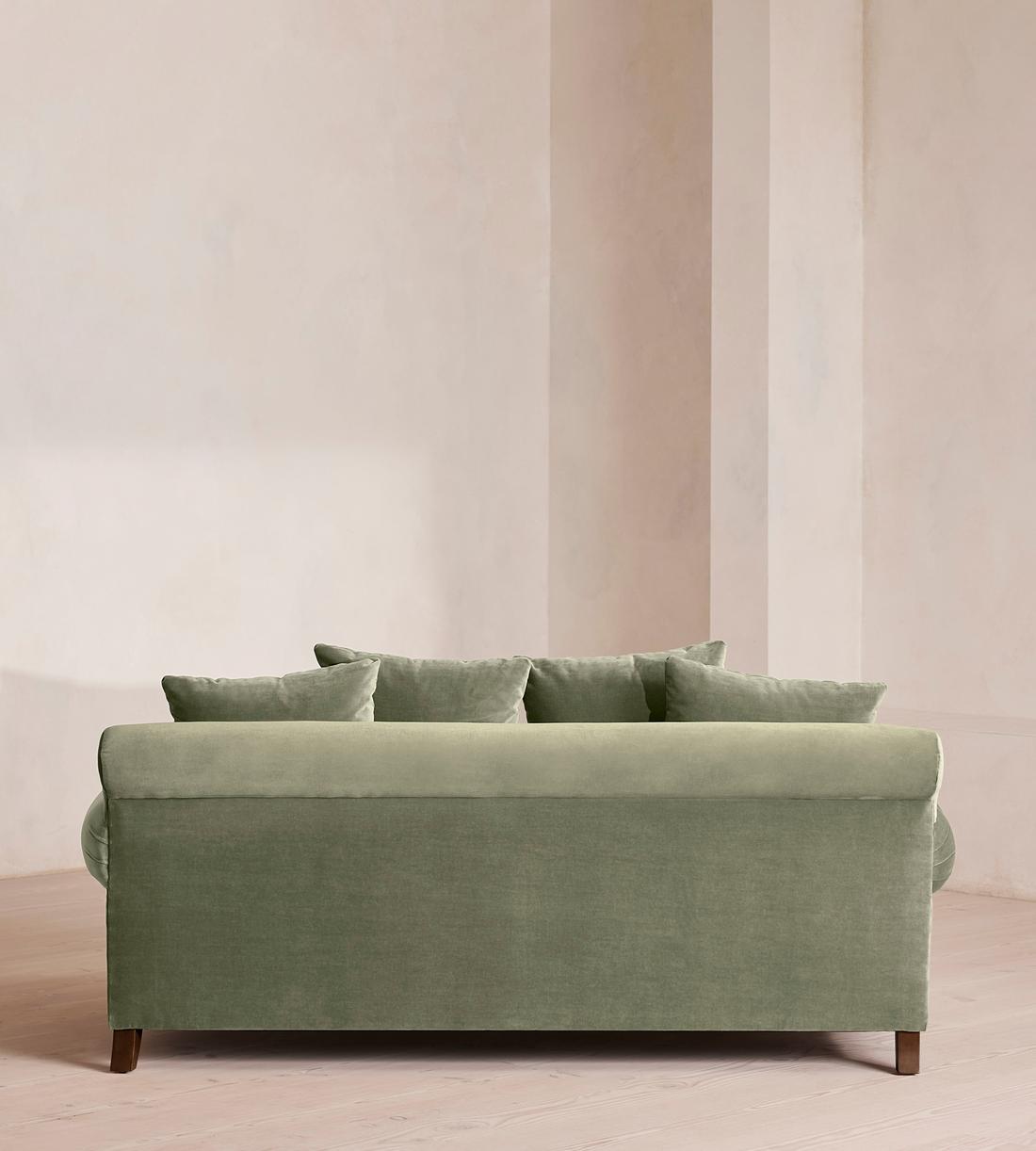 Audrey Two Seater Sofa - Velvet - Seafoam - US - Images - Image 4