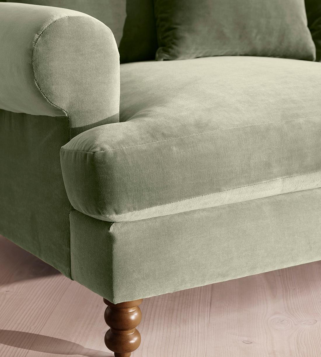 Audrey Two Seater Sofa - Velvet - Seafoam - US - Images - Image 6