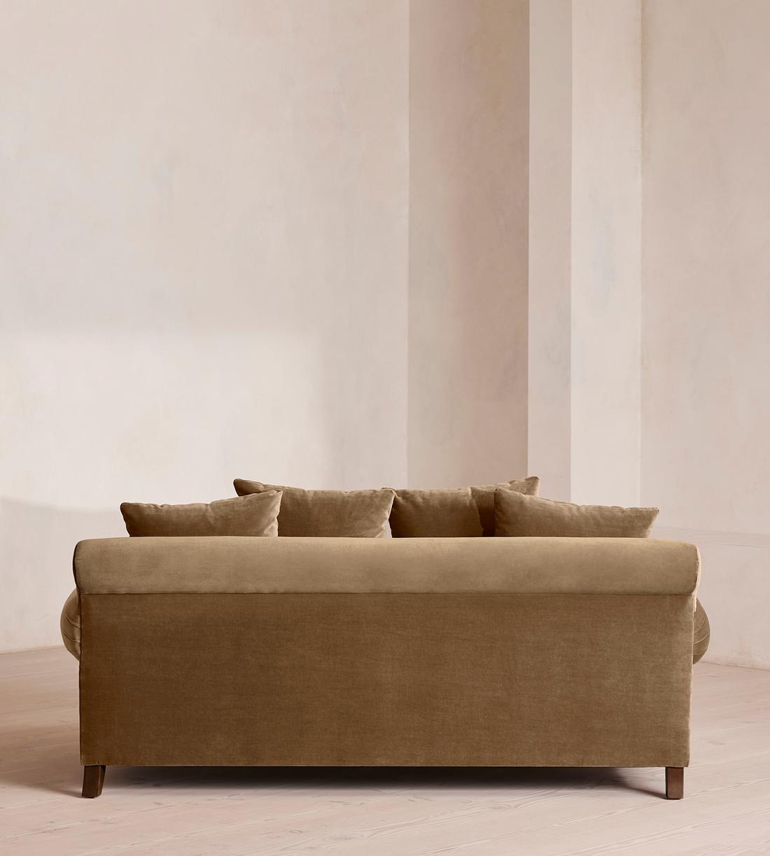 Audrey Two Seater Sofa - Velvet - Truffle - US - Images - Image 4