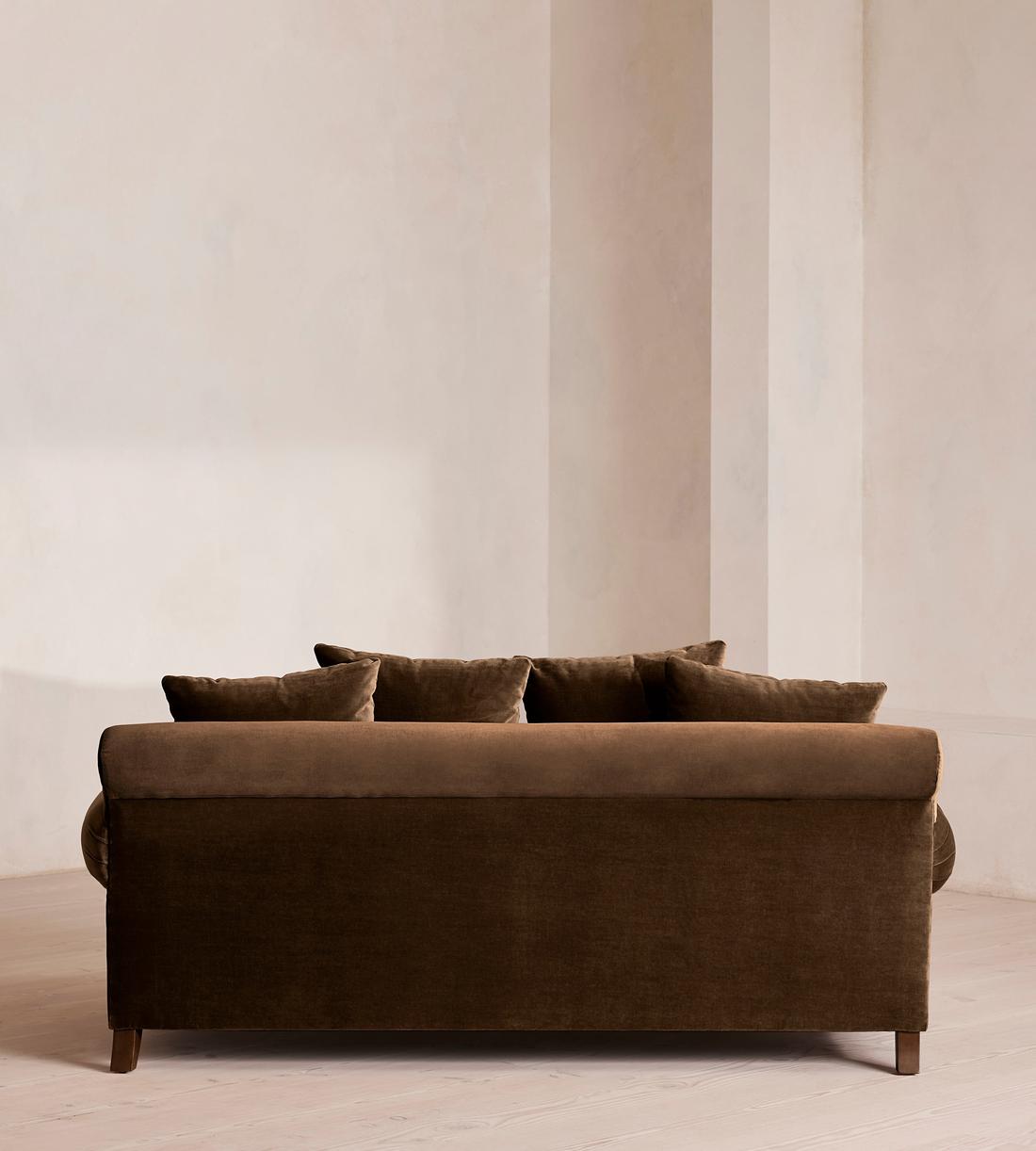 Audrey Two Seater - Sofa - Velvet - Chocolate - US - Images - Image 4