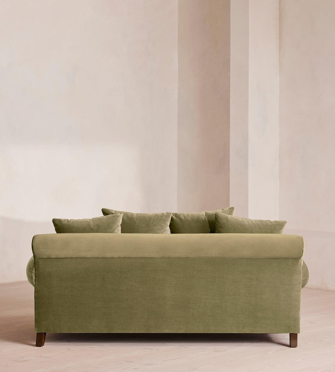 Audrey Two Seater Sofa - Velvet - Lichen - US - Images - Image 4