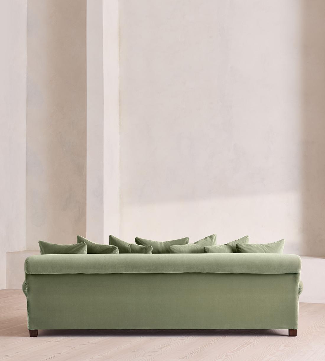 Audrey Four Seater Sofa - Velvet - Seafoam - UK - Images - Image 4