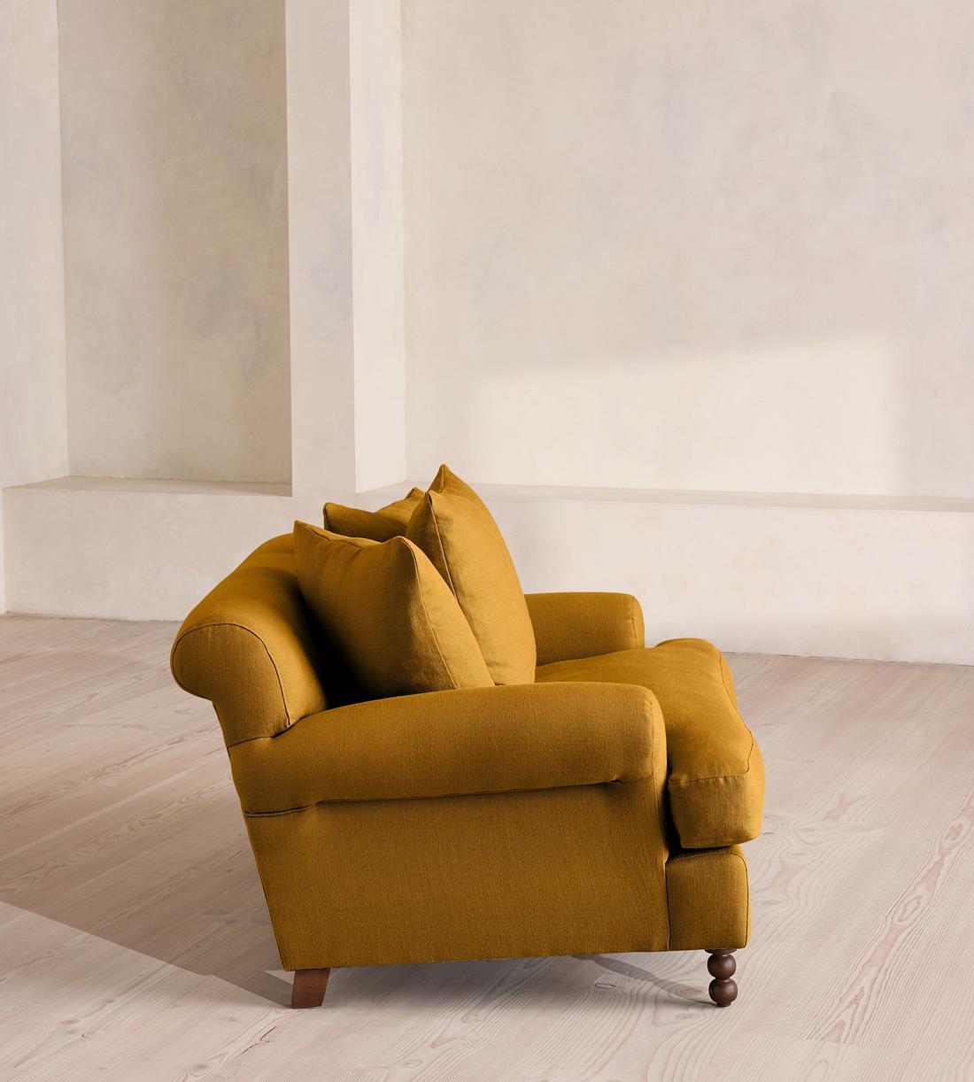 Audrey Loveseat - Linen - Turmeric - UK - Images - Image 3