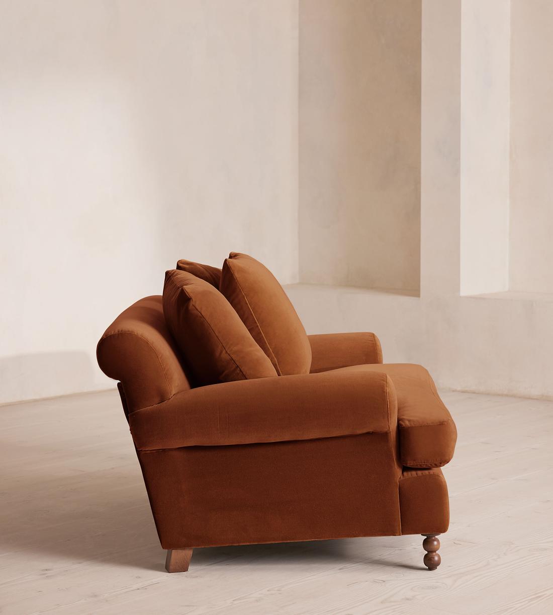 Audrey Loveseat - Velvet - Cinnamon - US - Images - Image 3