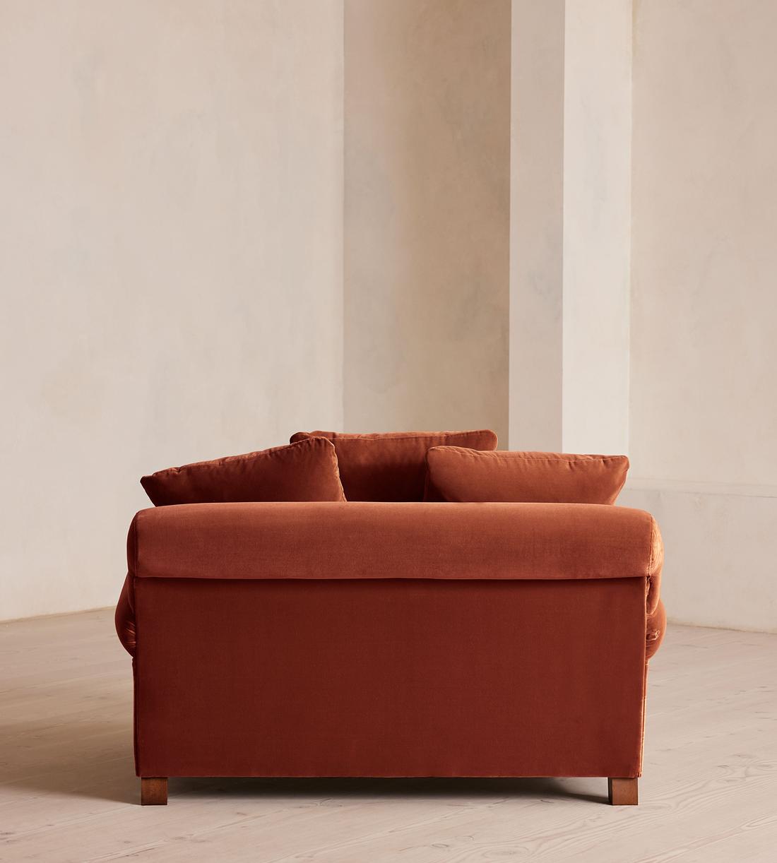 Audrey Loveseat - Velvet Rust - Images - Image 5