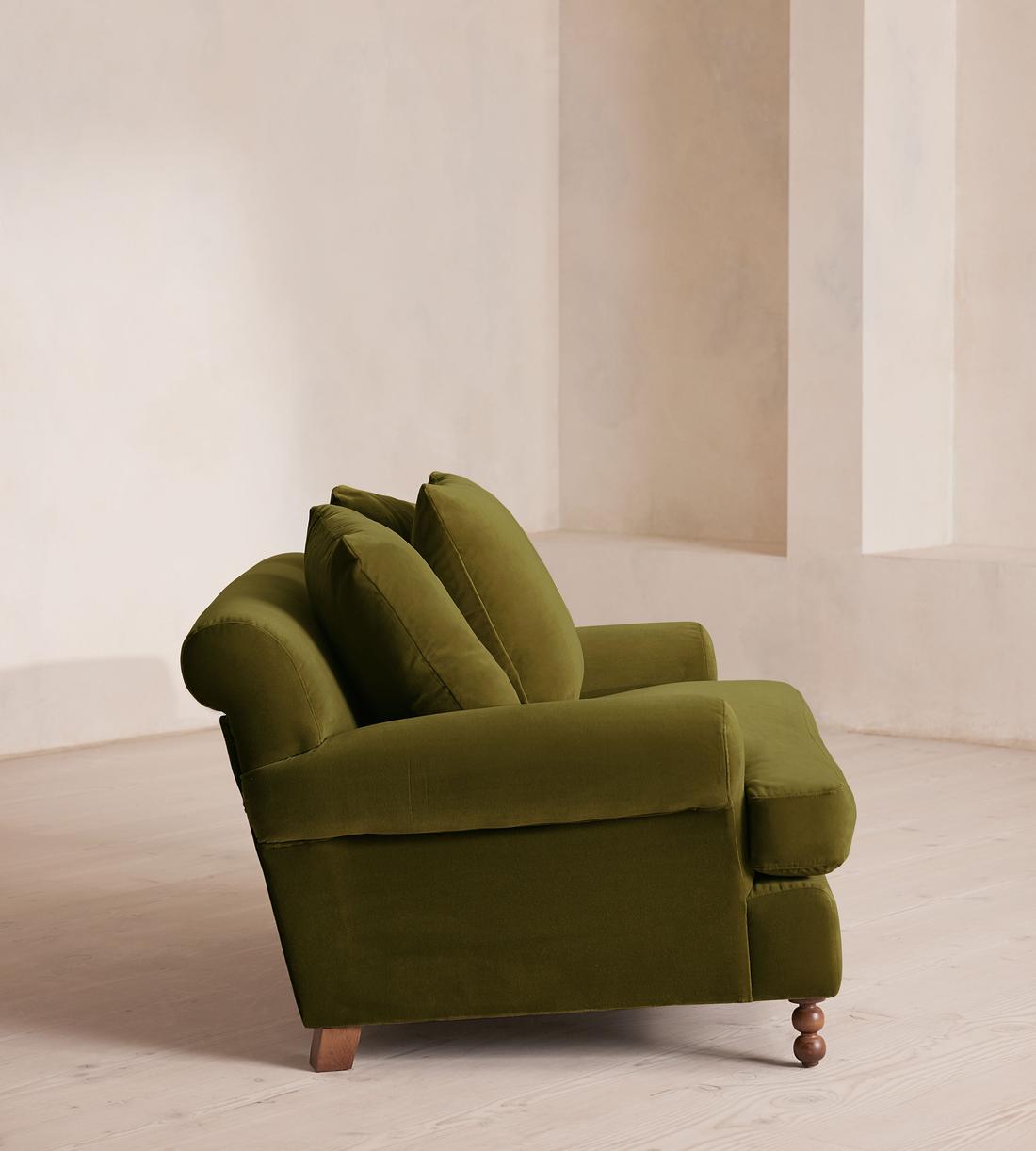 Audrey Loveseat - Velvet - Olive - Images - Image 3