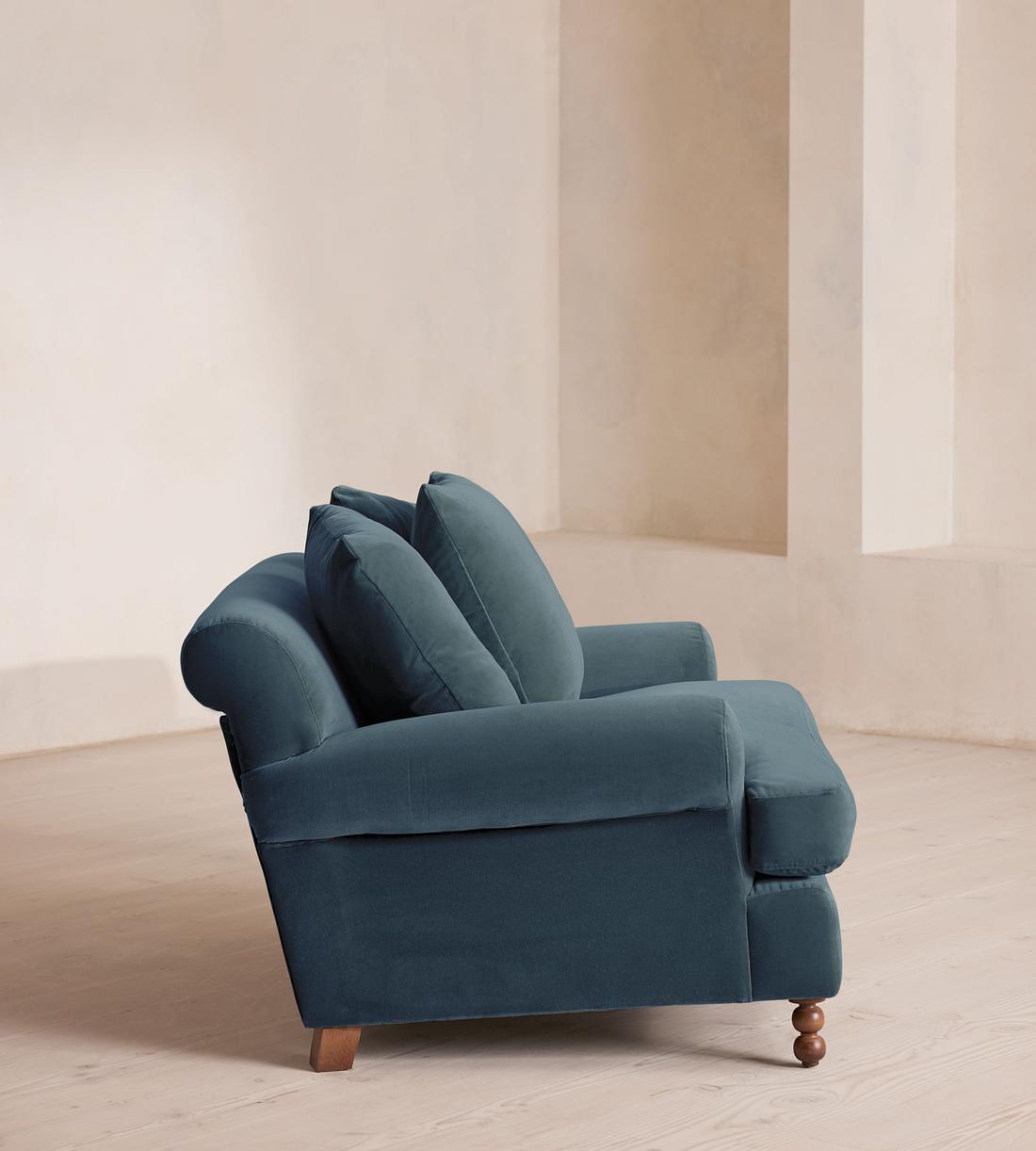 Audrey Loveseat - Velvet - Grey Blue - US - Images - Image 3
