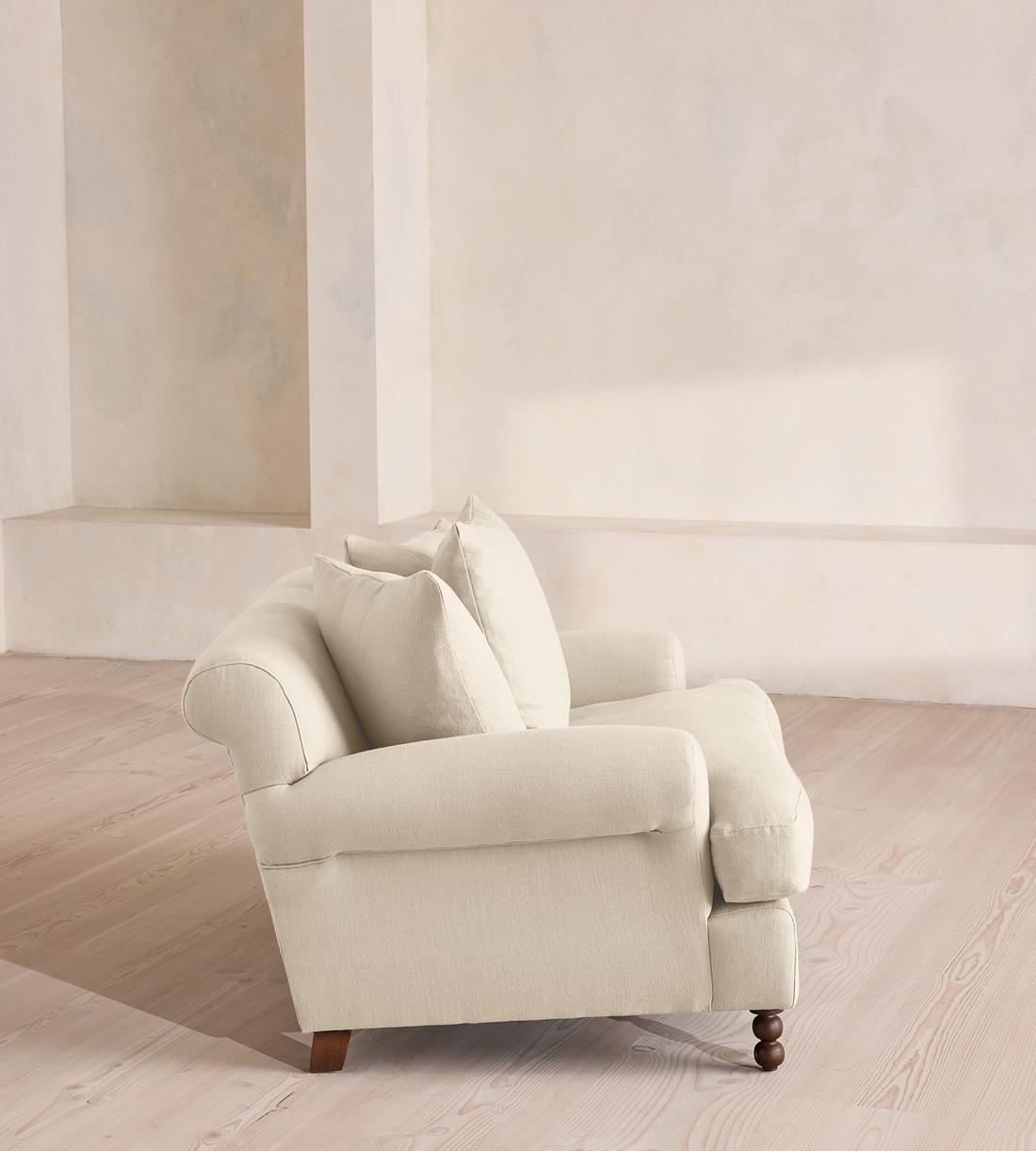 Audrey Loveseat - Linen - Bisque - US - Images - Image 3