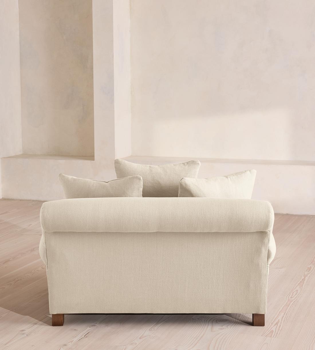 Audrey Loveseat - Linen - Bisque - US - Images - Image 4