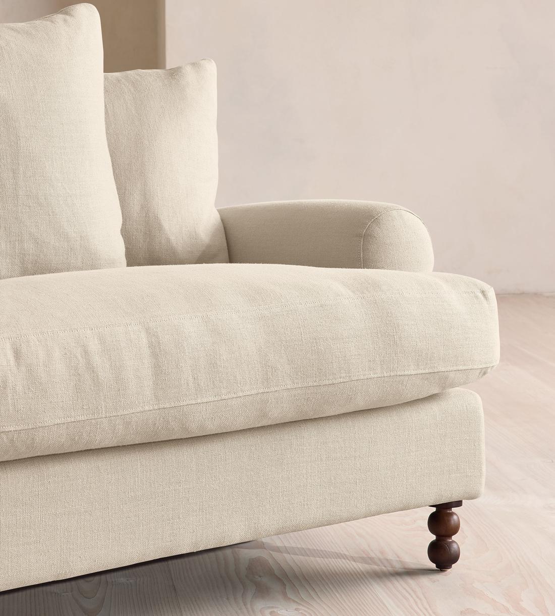 Audrey Loveseat - Linen - Bisque - US - Images - Image 5
