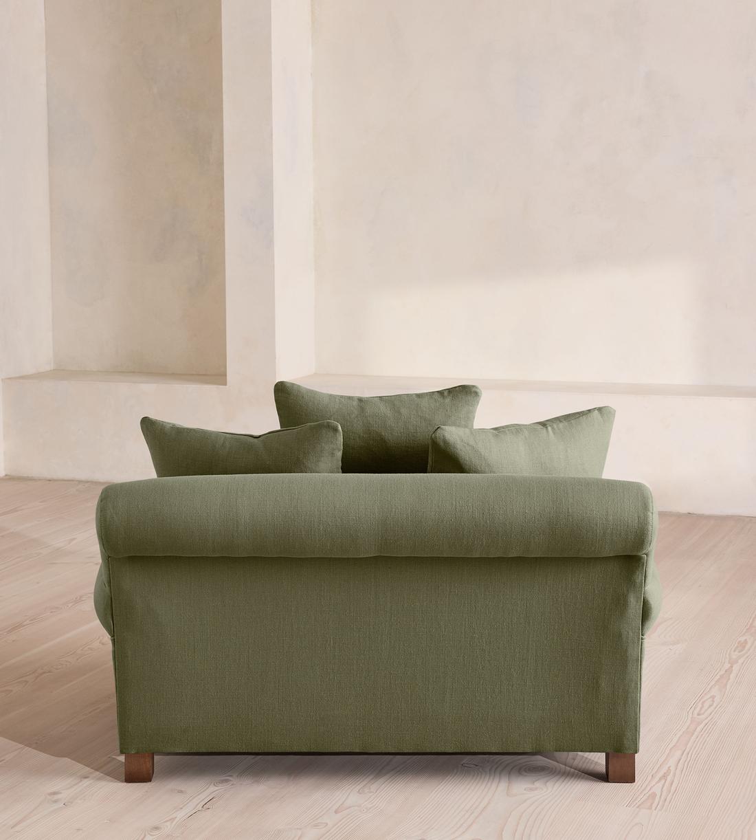 Audrey Loveseat - Linen - Sage - US - Images - Image 4