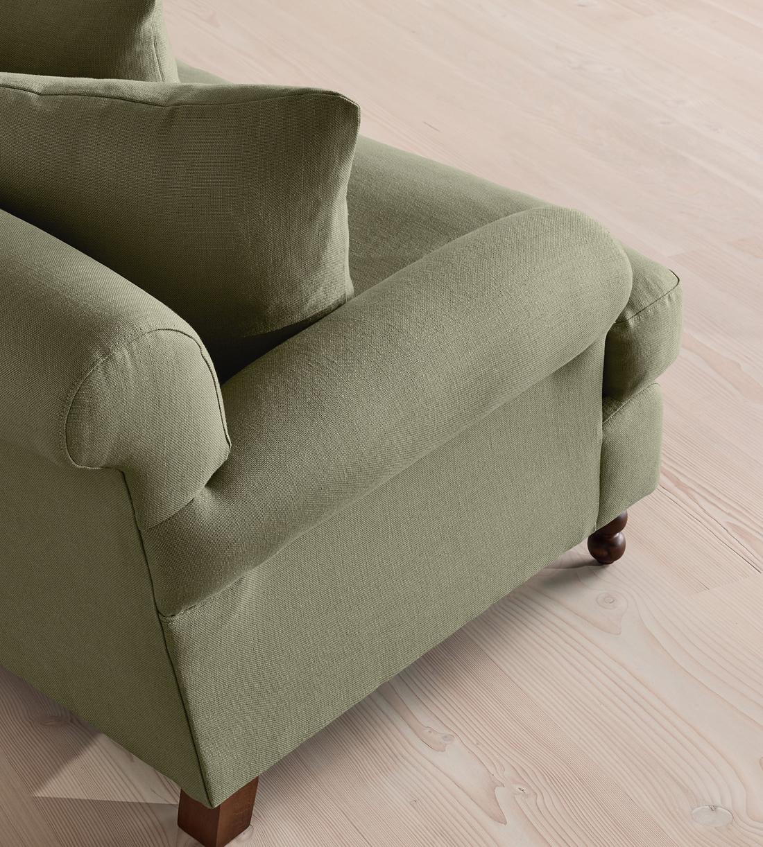 Audrey Loveseat - Linen - Sage - US - Images - Image 5