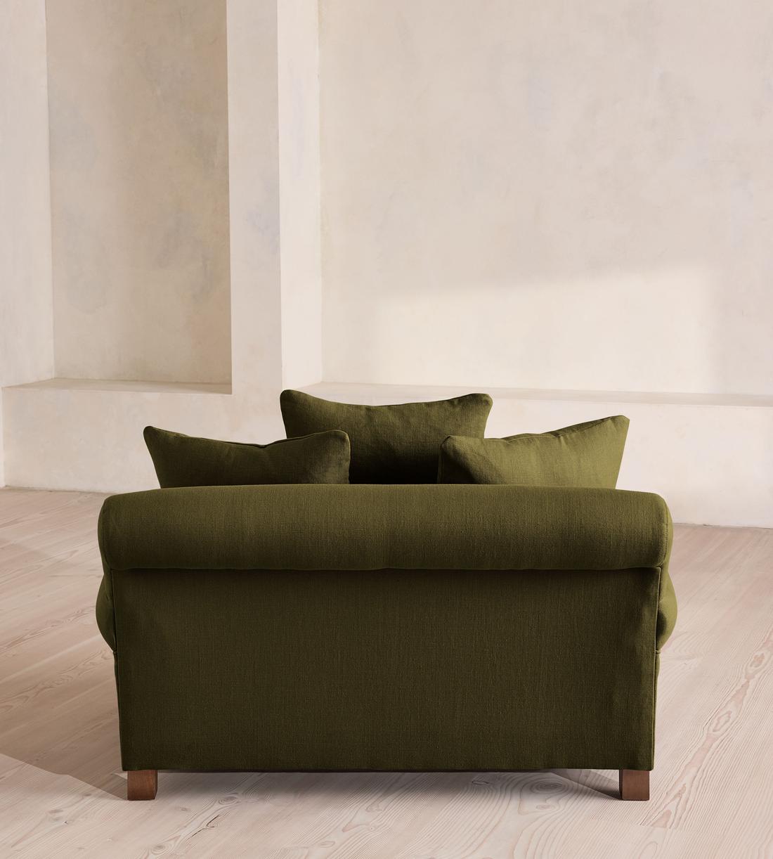 Audrey Loveseat - Linen - Olive - US - Images - Image 4