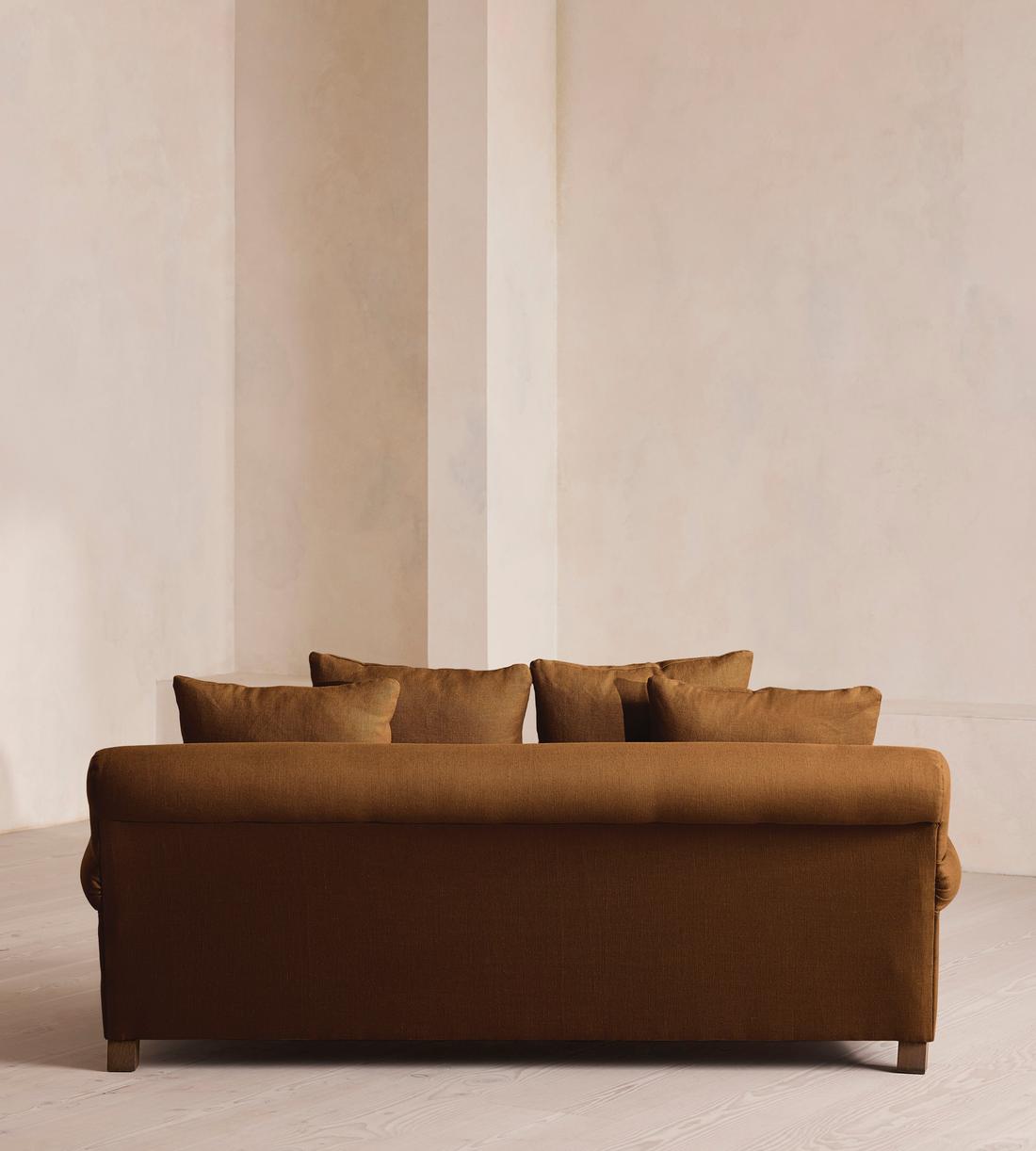 Audrey Two Seater - Sofa - Linen - Terracotta - US - Images - Image 4