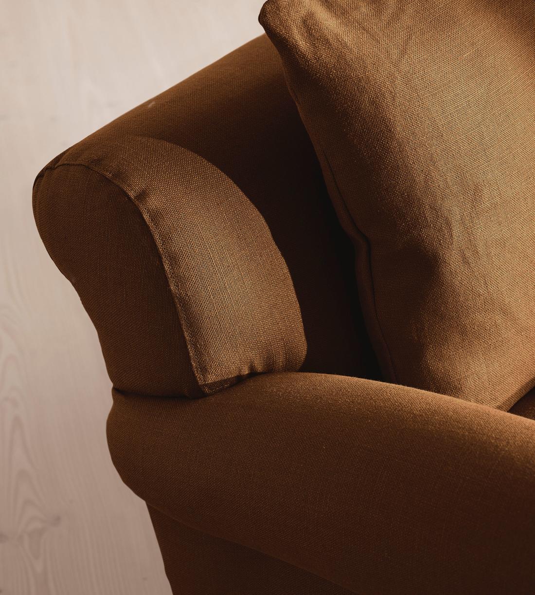 Audrey Two Seater - Sofa - Linen - Terracotta - US - Images - Image 5