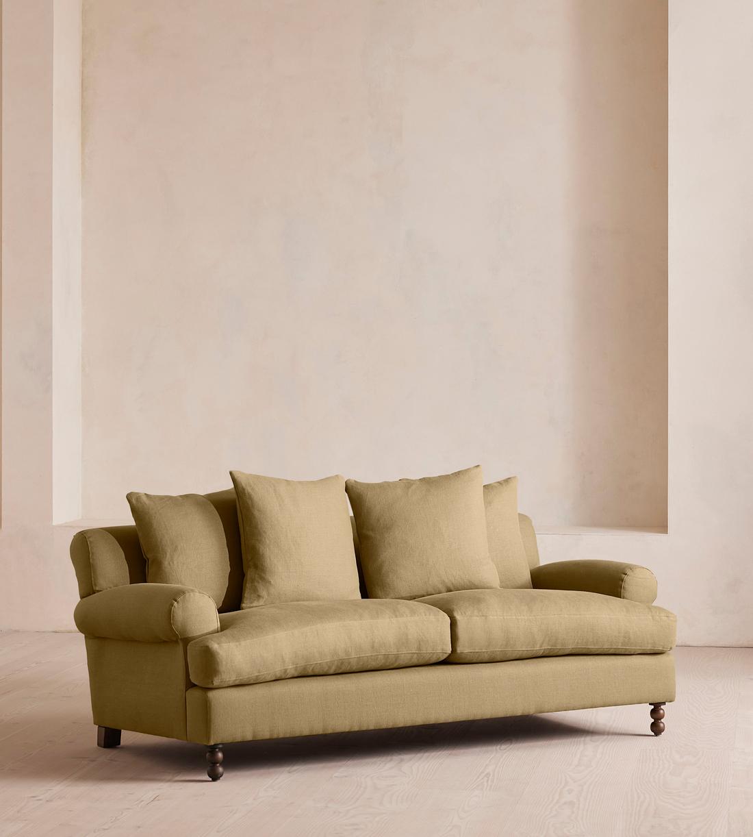 Audrey Two Seater - Sofa - Linen - Wheat - US - Listing - Image 2